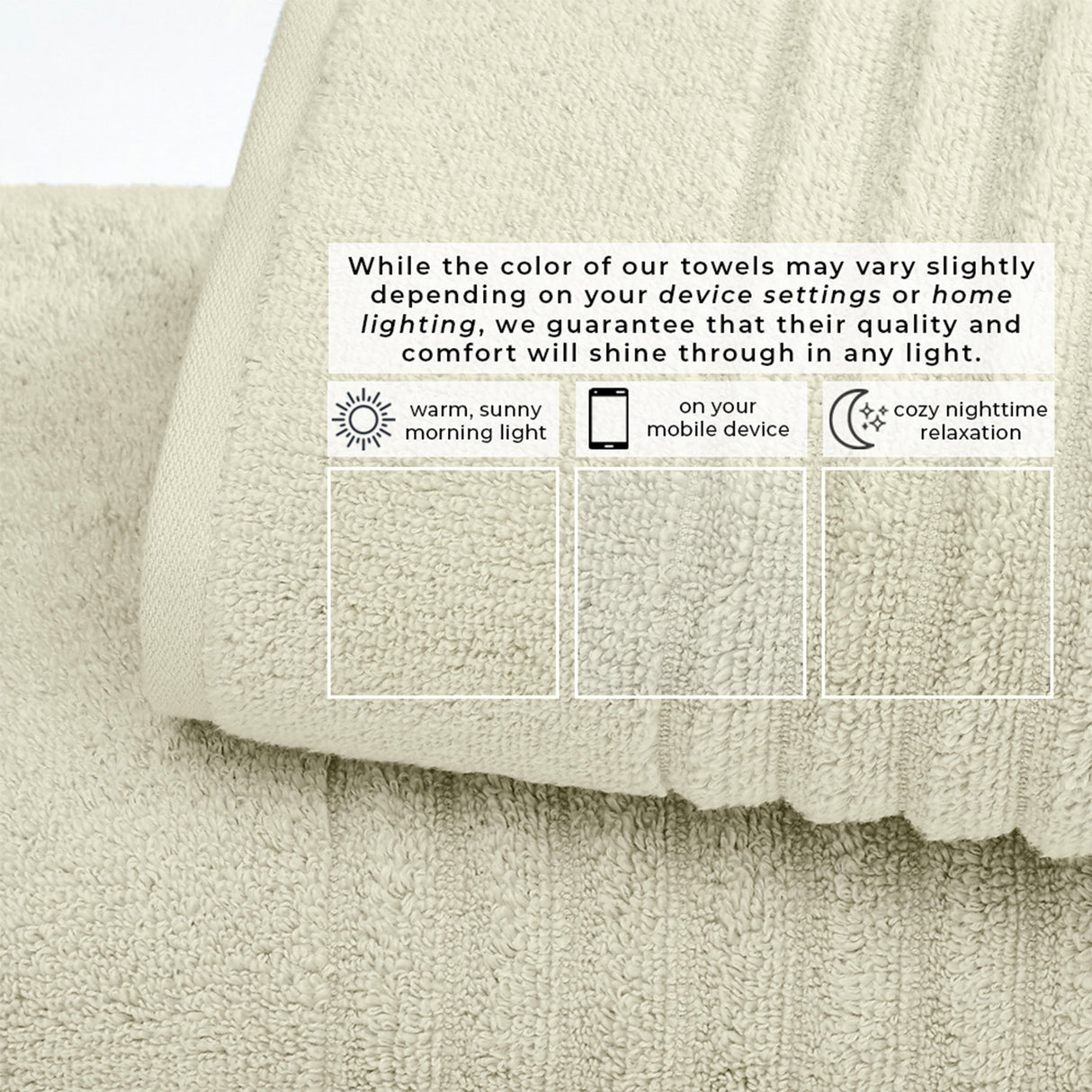 Luxury Combed Cotton Bath Towel Set - Karina Collection