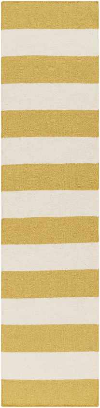 Austell Modern Pale Orange/White Area Rug