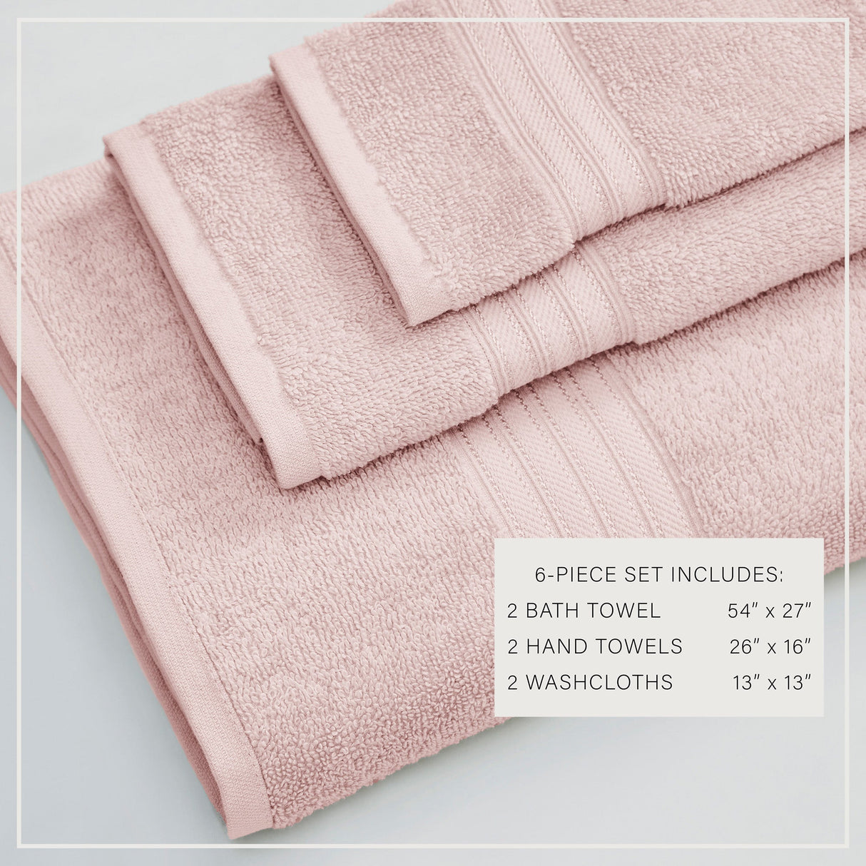 Cotton Terry Bath Towel Set - Cooper Collection