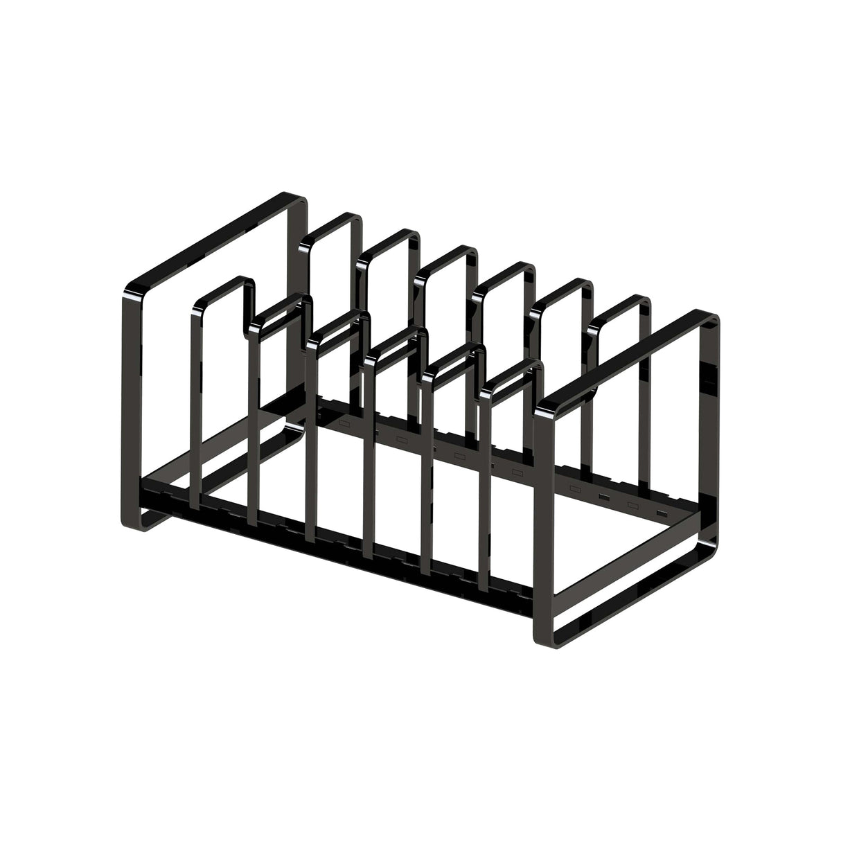 Adjustable Pot Lid and Frying Pan Organizer - Steel