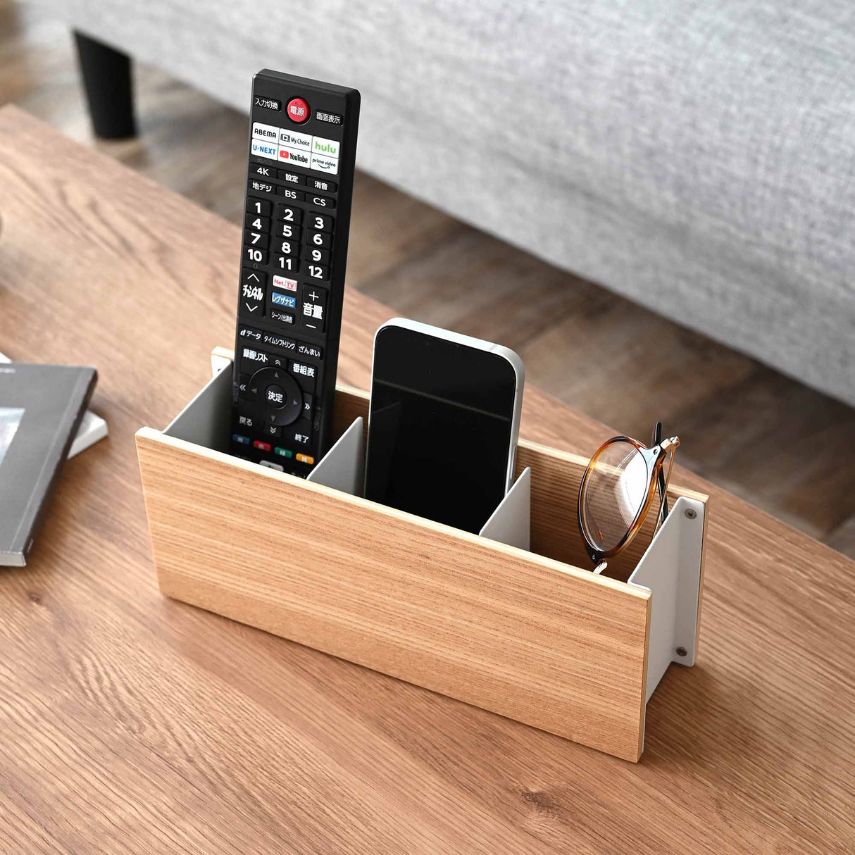 Desk Organizer - Steel + Wood
