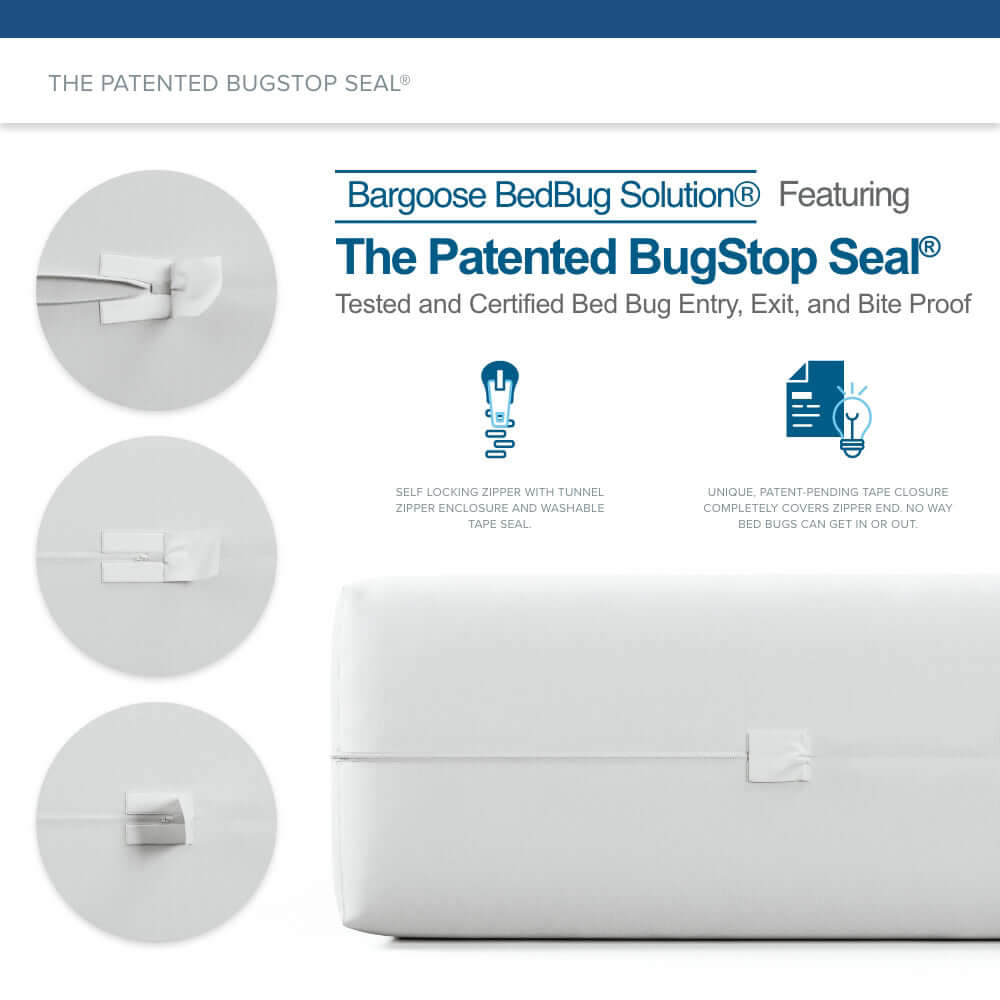 Bargoose Elite Zippered Mattress Encasement — Waterproof, Bed Bug-Proof