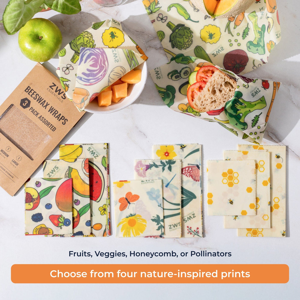 Beeswax Wraps – Plastic-Free Food Storage