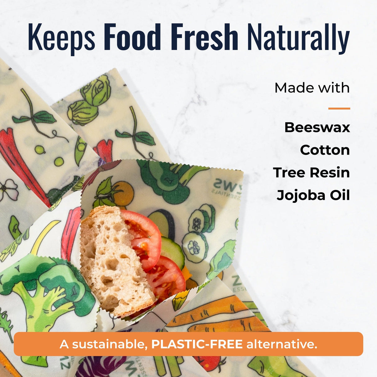 Beeswax Wraps – Plastic-Free Food Storage