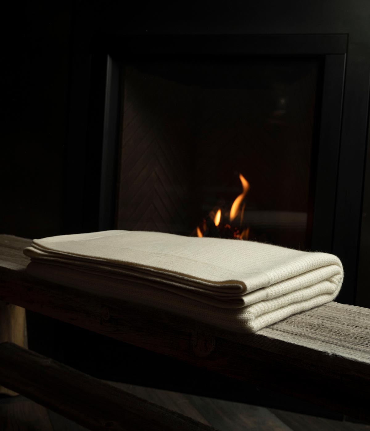 Fisherman's Knit Cashmere Throw