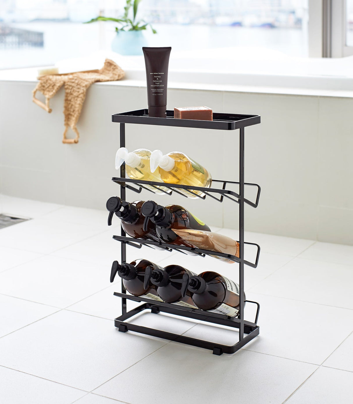 Four-Tier Shower Caddy (17" H) - Steel