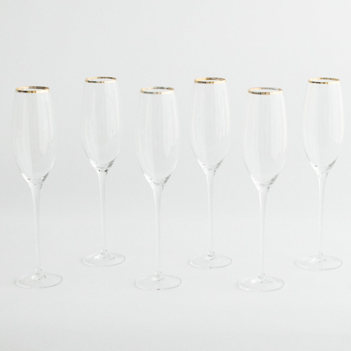 SIREN STEMWARE // CLEAR+GOLD