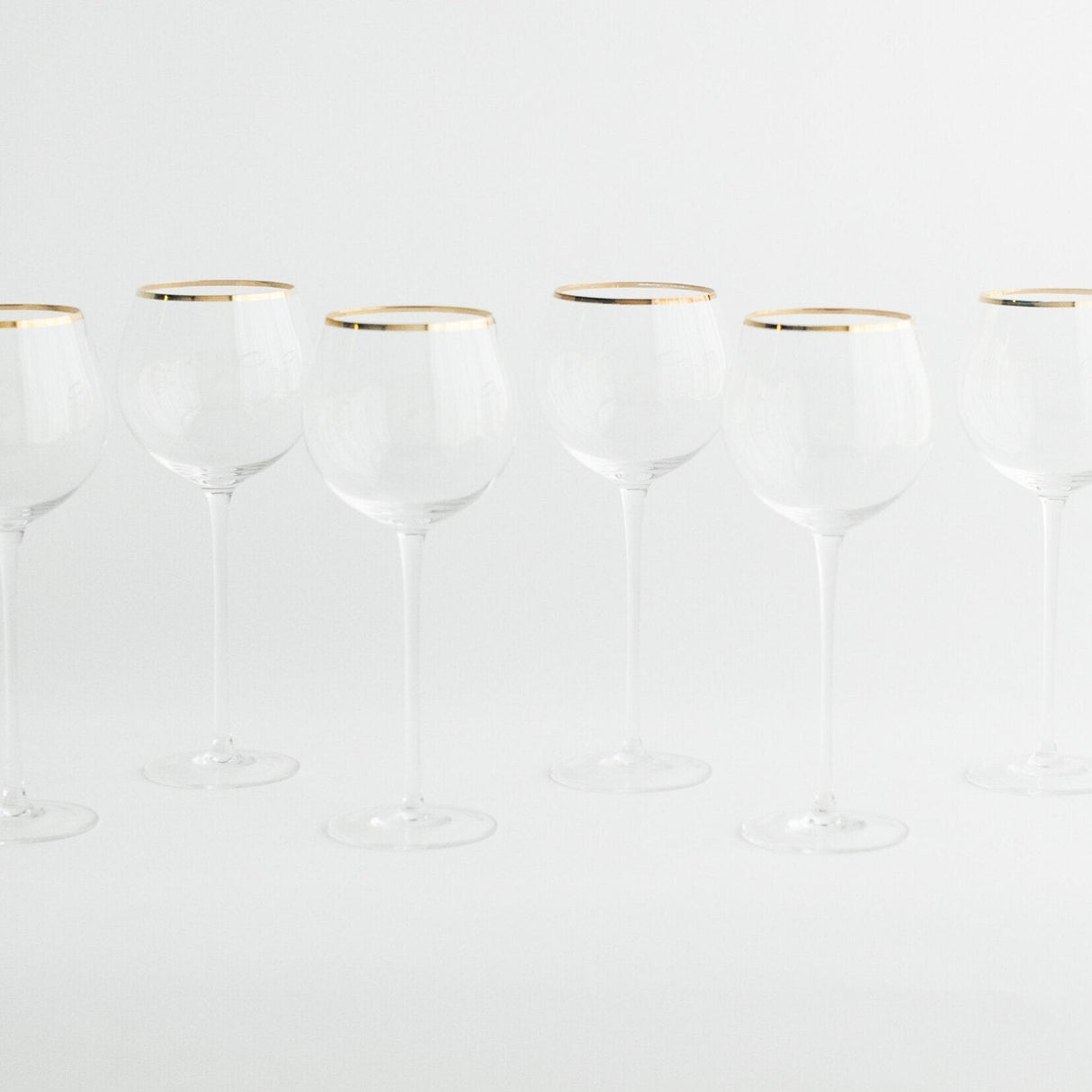 SIREN STEMWARE // CLEAR+GOLD
