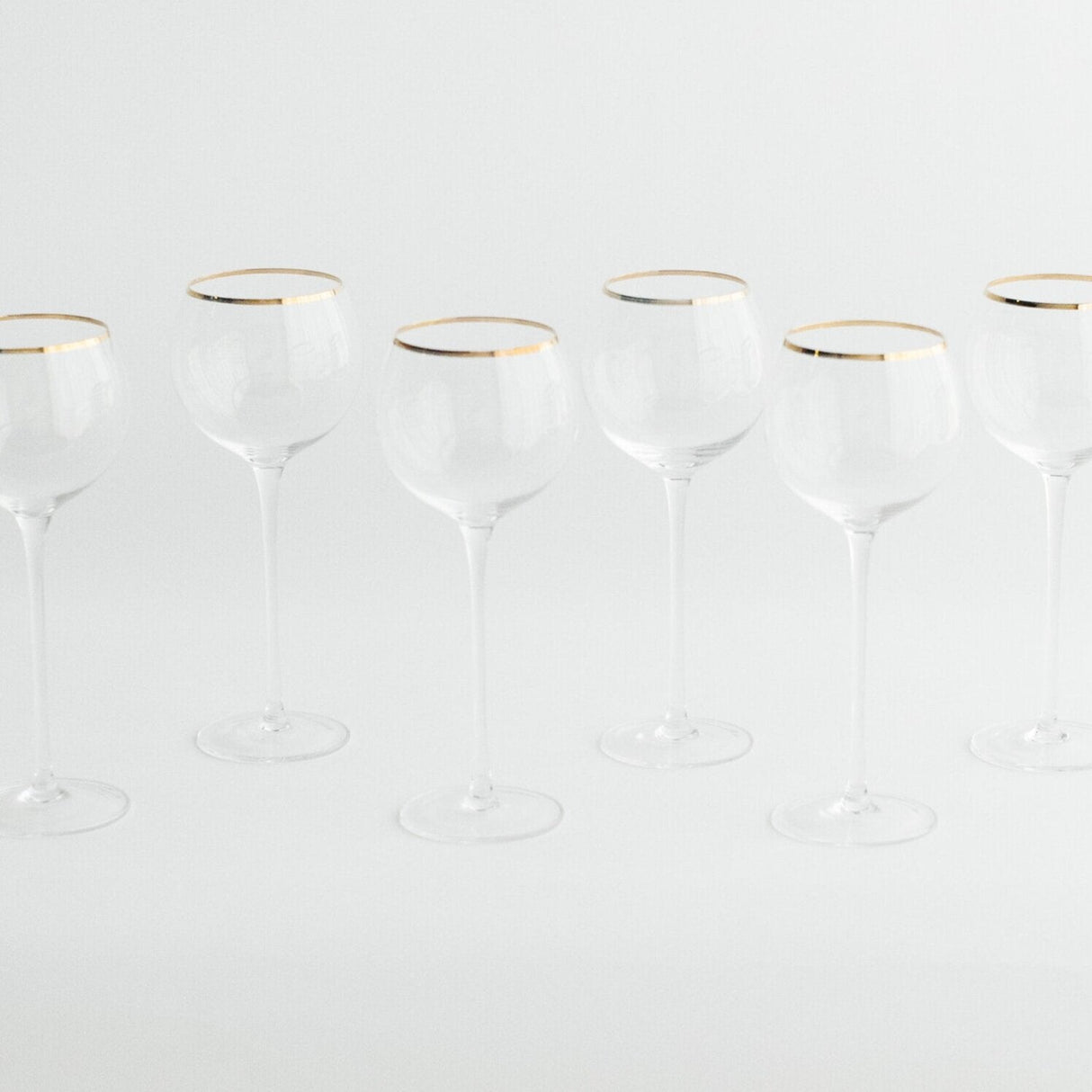 SIREN STEMWARE // CLEAR+GOLD