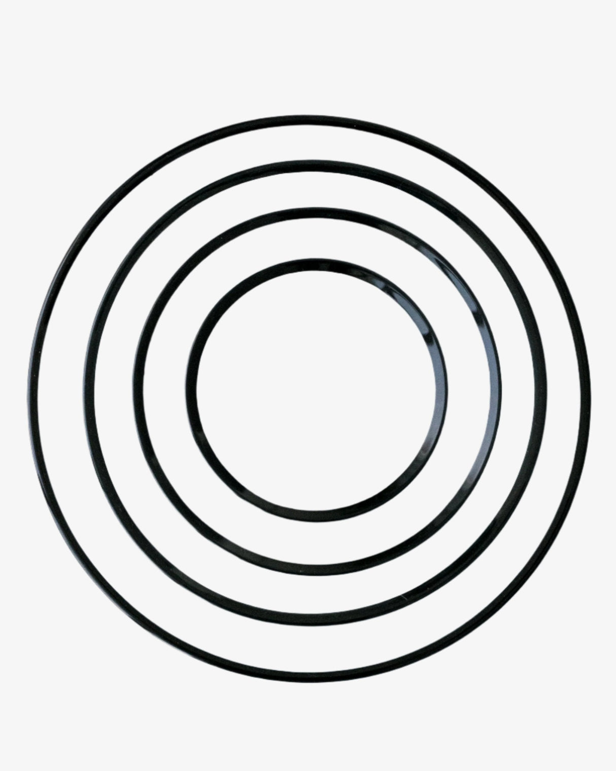 SIREN DINNERWARE // CLEAR + BLACK