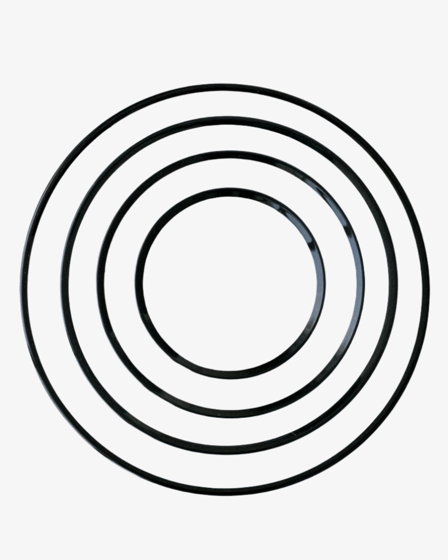 SIREN DINNERWARE // CLEAR + BLACK