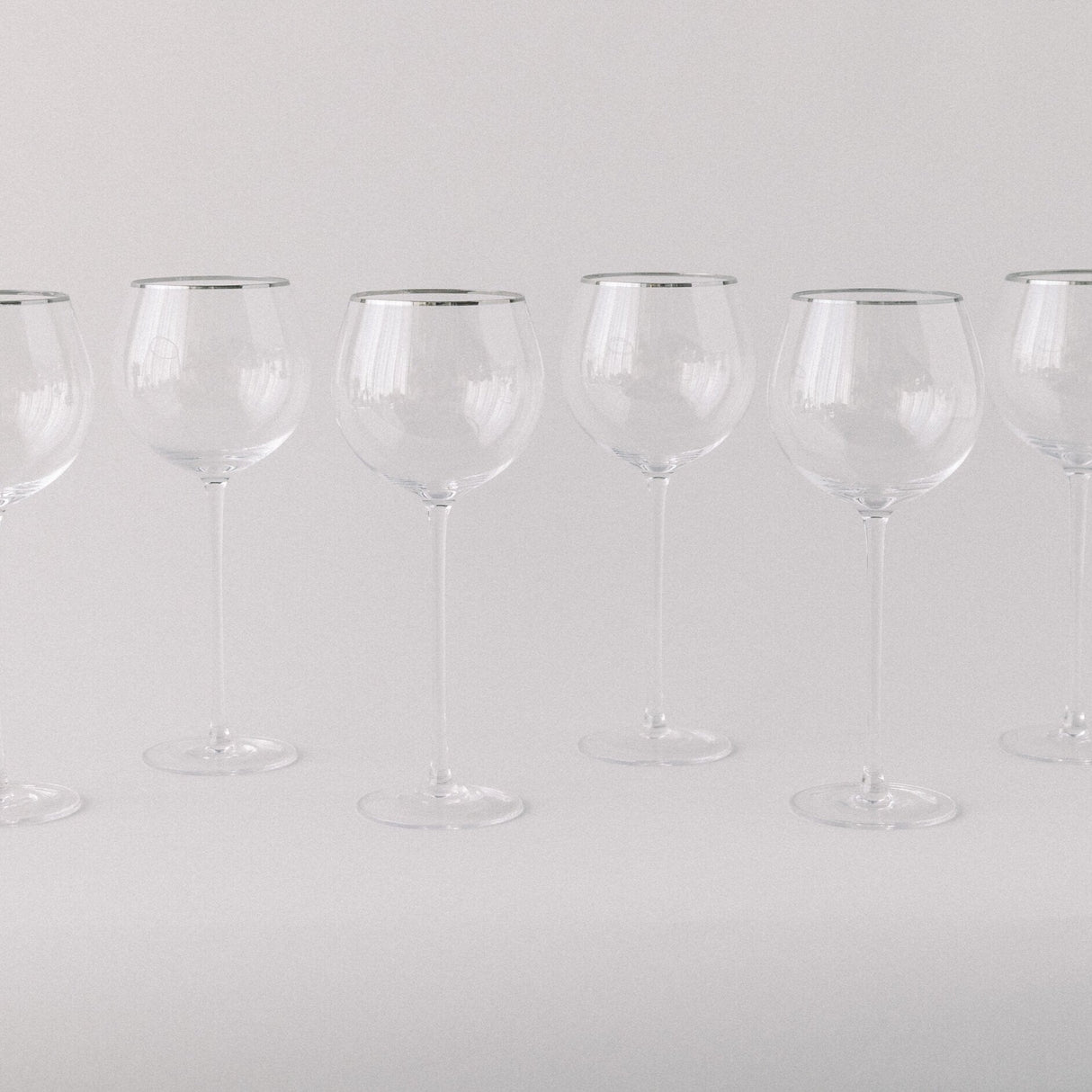 SIREN STEMWARE // CLEAR + PLATINUM