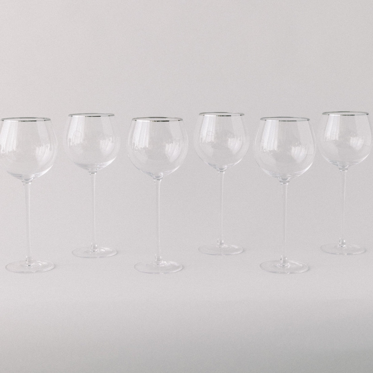 SIREN STEMWARE // CLEAR + PLATINUM