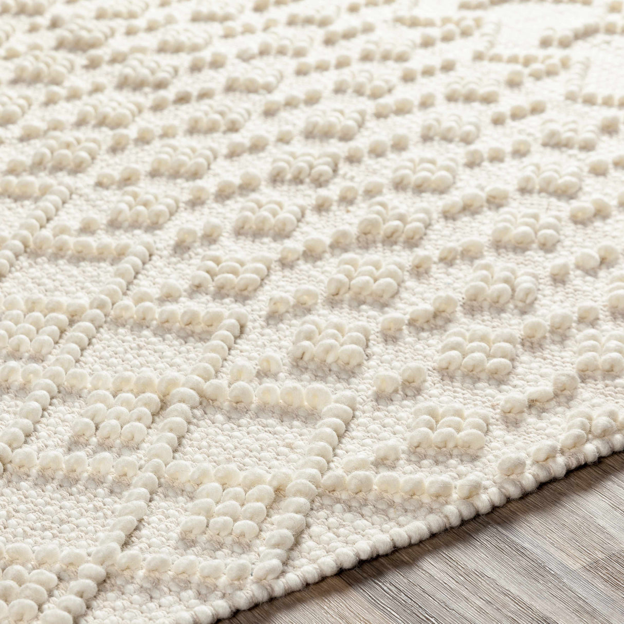 Brothers Beige Wool&Cotton Rug - Clearance