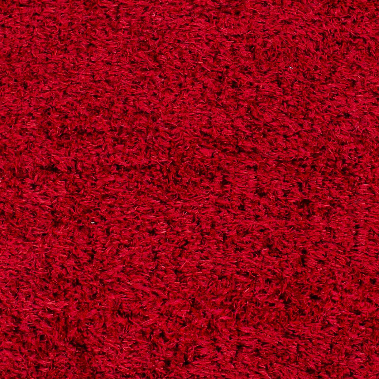 Siari Solid Red Shag Area Rug - Clearance