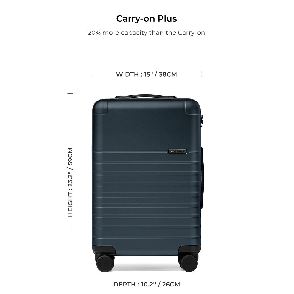 Essential Collection Suitcase Navy Blue