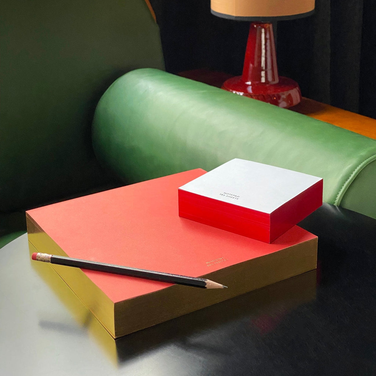 Colorpads: Red with gold edging