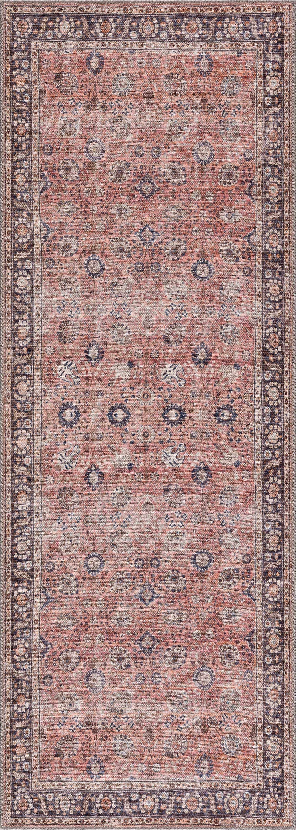 Ganyangan Red Washable Rug