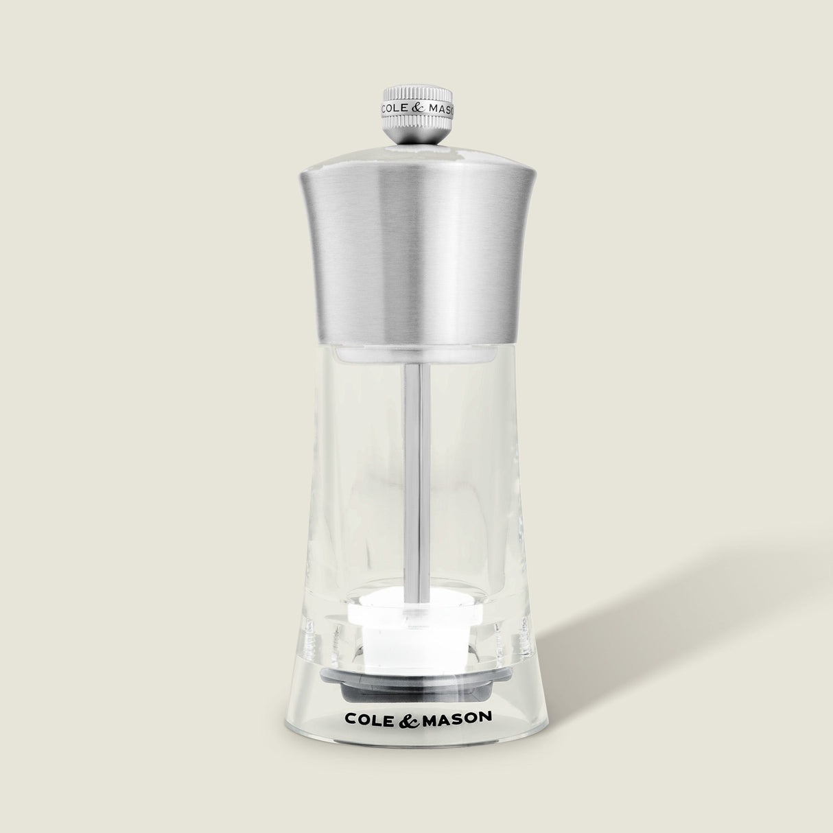 Cole & Mason Bromley Acrylic & Stainless Steel Mill 6"