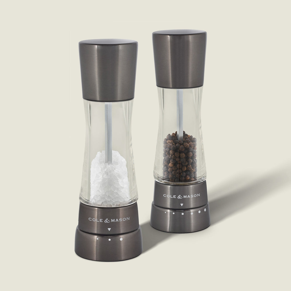 Cole & Mason Derwent Iron Grey Salt & Pepper Mill