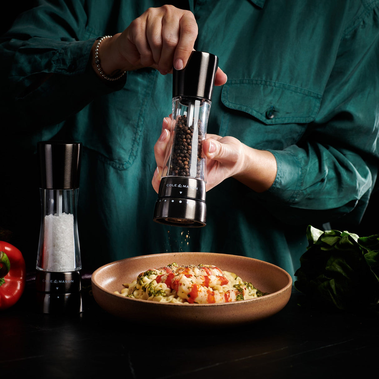 Cole & Mason Derwent Iron Grey Salt & Pepper Mill