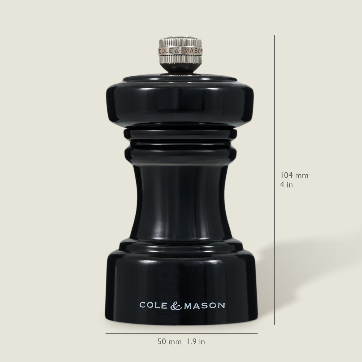 Cole & Mason Hoxton Black Gloss Salt & Pepper Mills