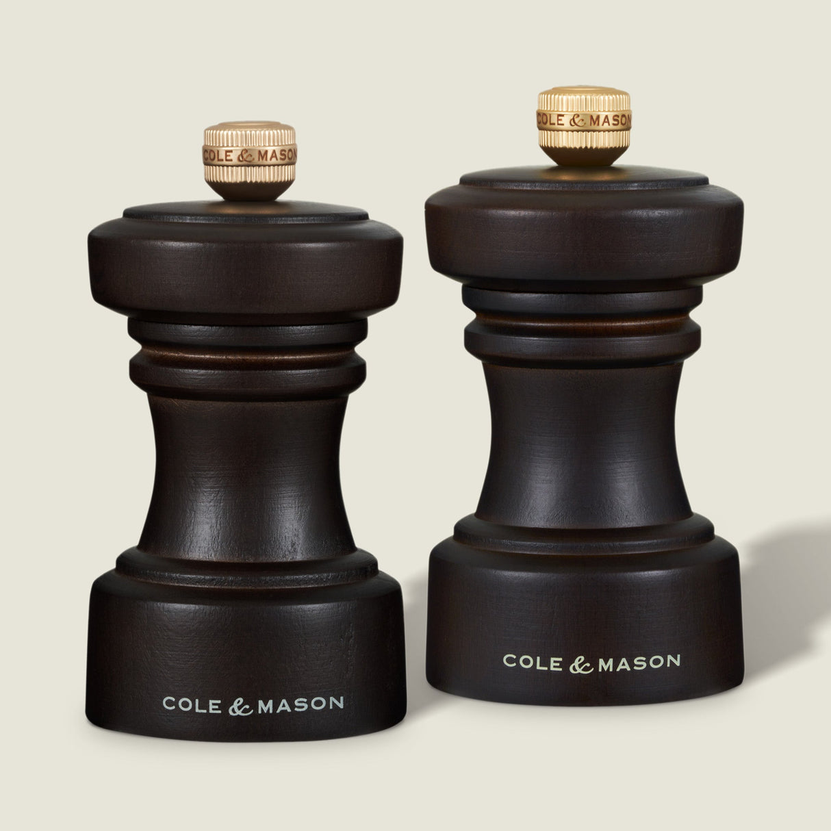 Cole & Mason Hoxton Chocolate Wood Salt & Pepper Mills