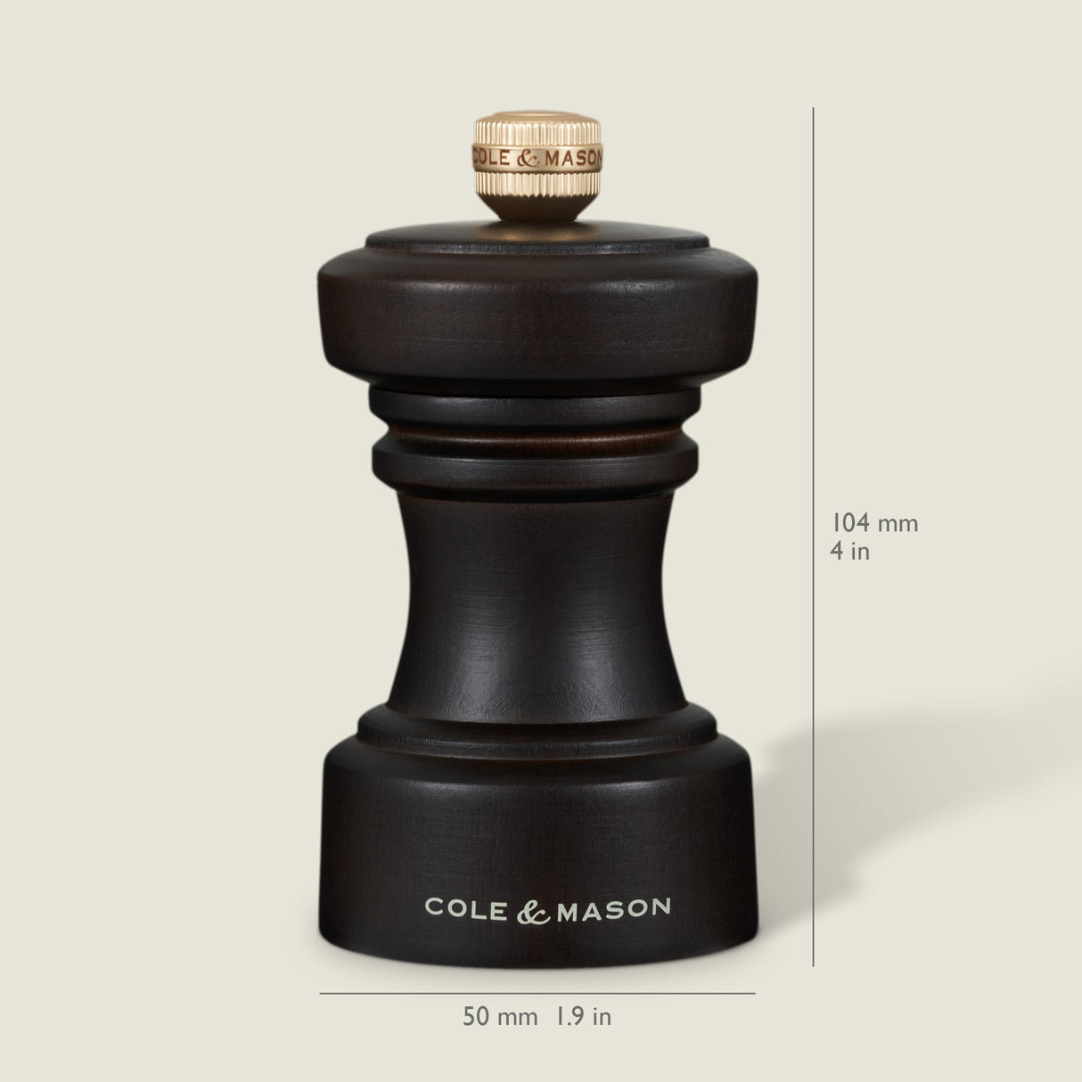 Cole & Mason Hoxton Chocolate Wood Salt & Pepper Mills