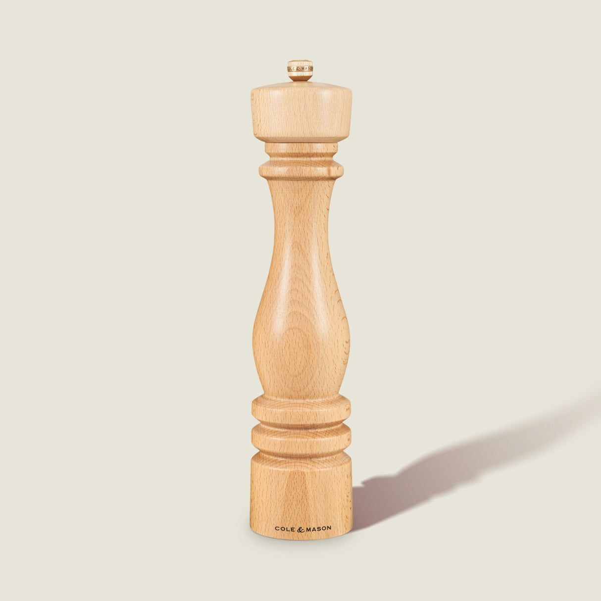 Cole & Mason London Natural Beech Salt & Pepper Mills