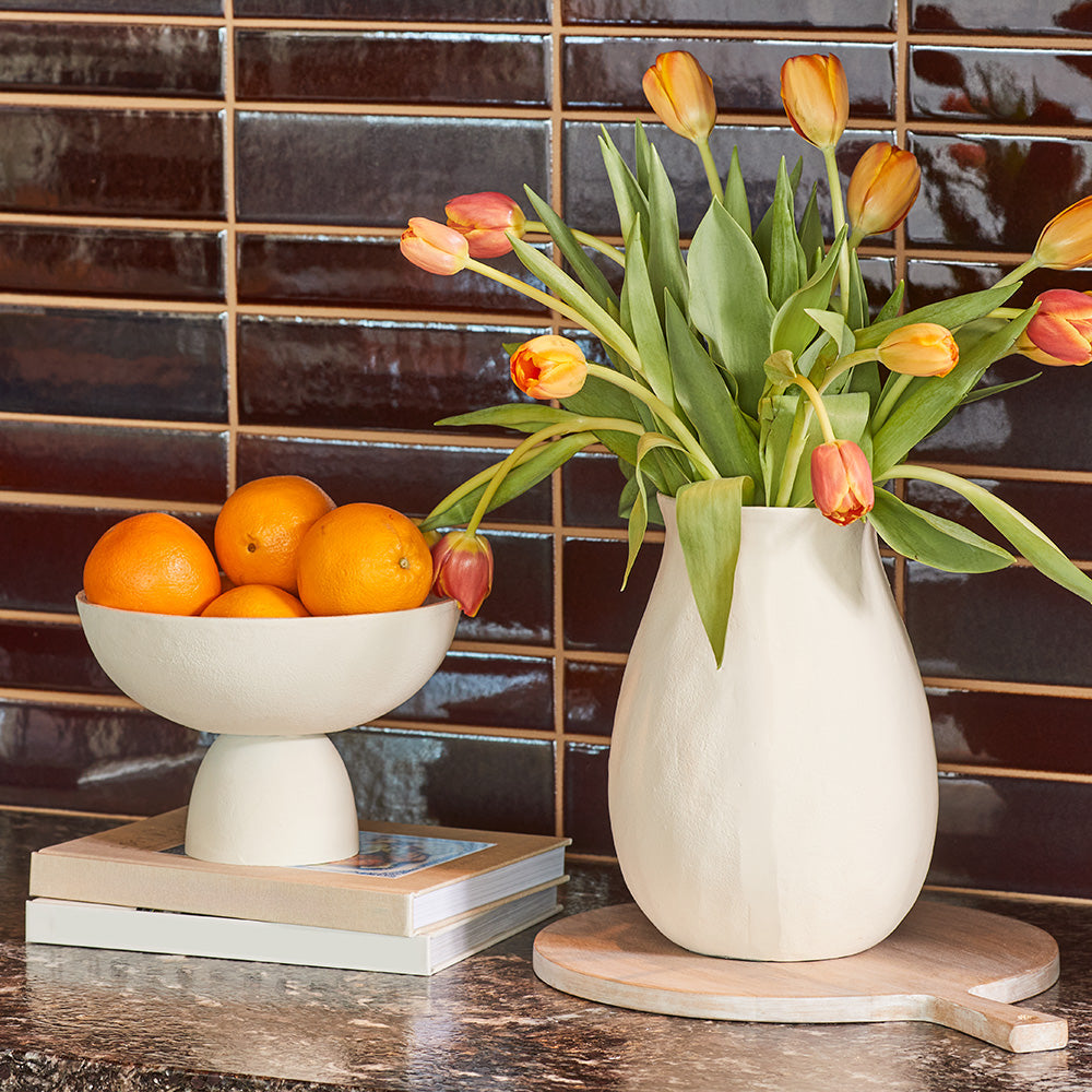 Charlotte Wood Round Serving Board