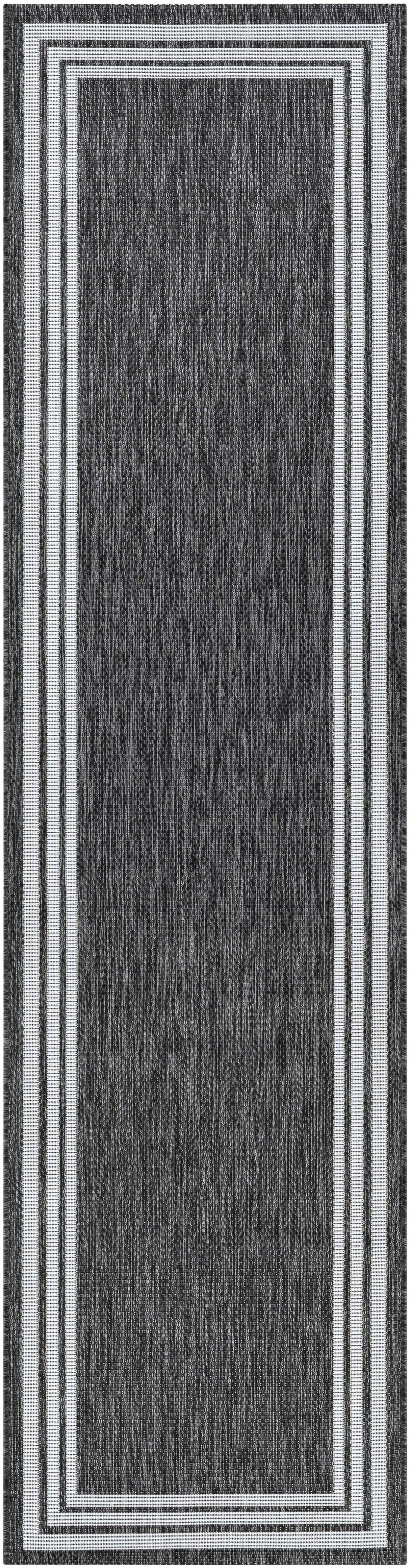 Coonamble Bordered Antrasit Rug