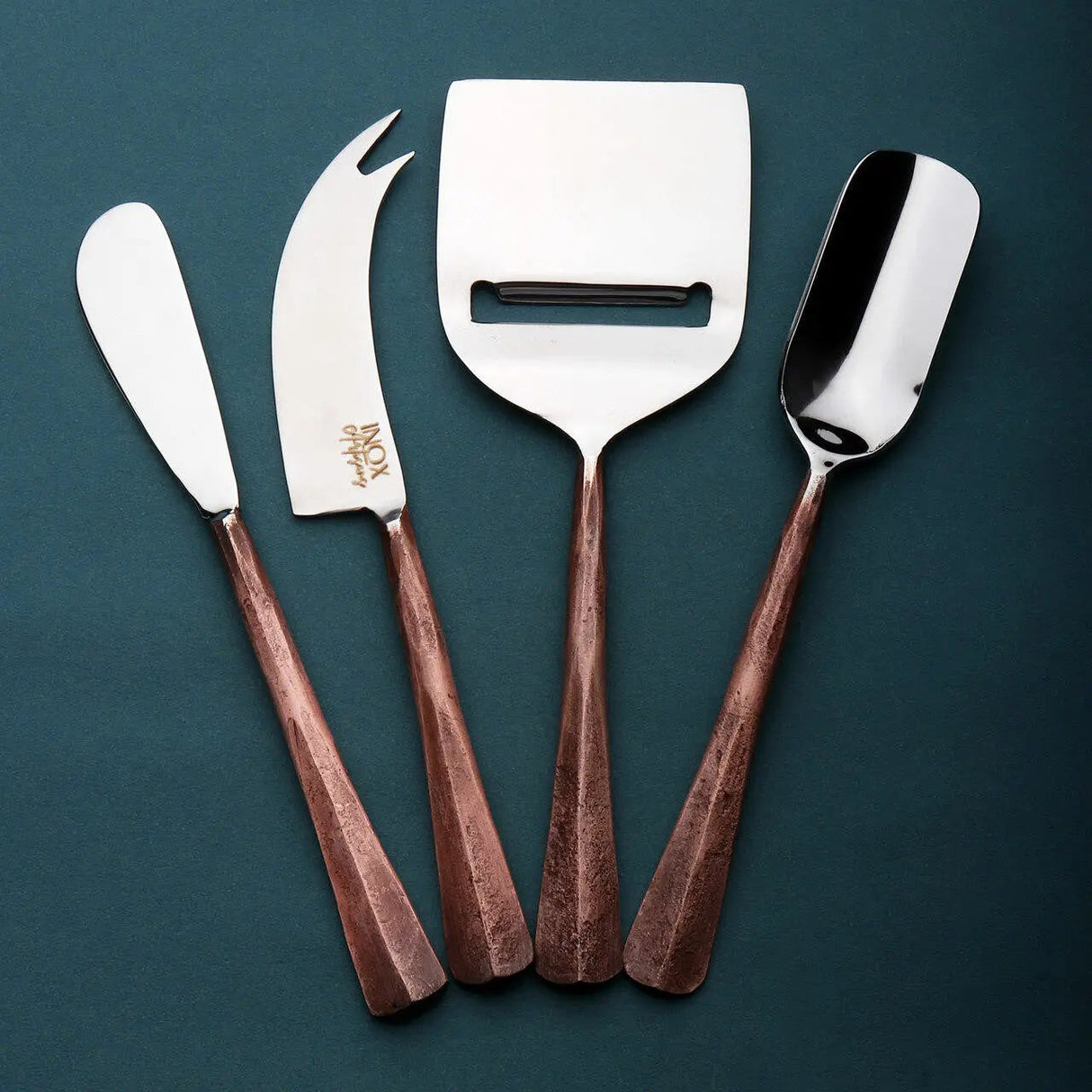 Copper Ridge Cheese Knives 4 Pc. Set