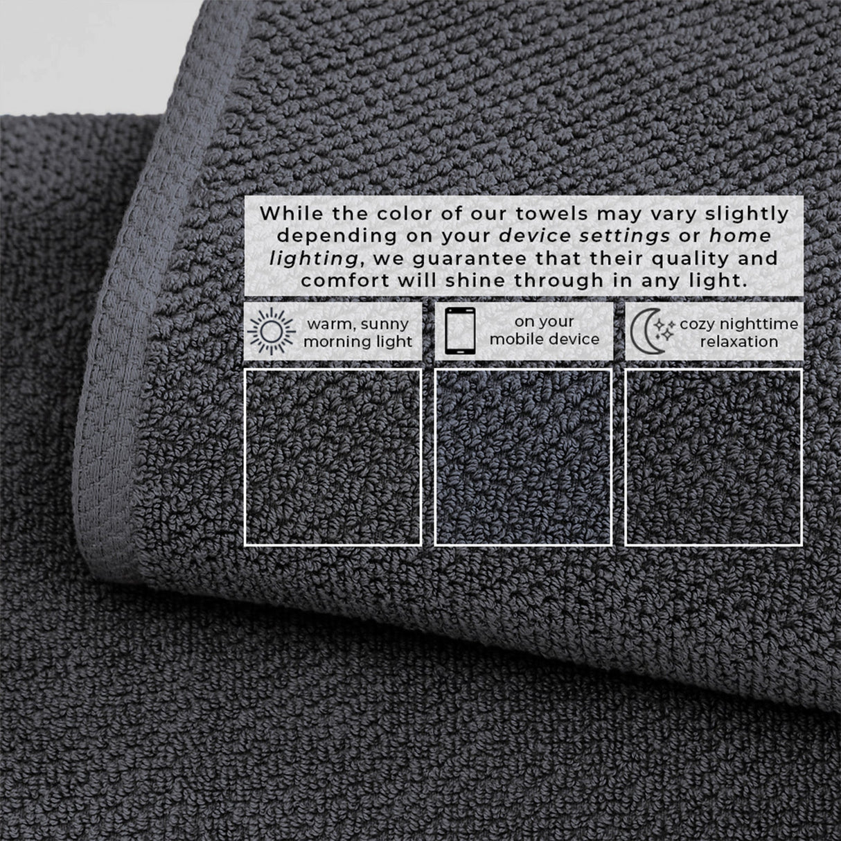 Cotton Textured Bath Towel Set - Acacia Collection