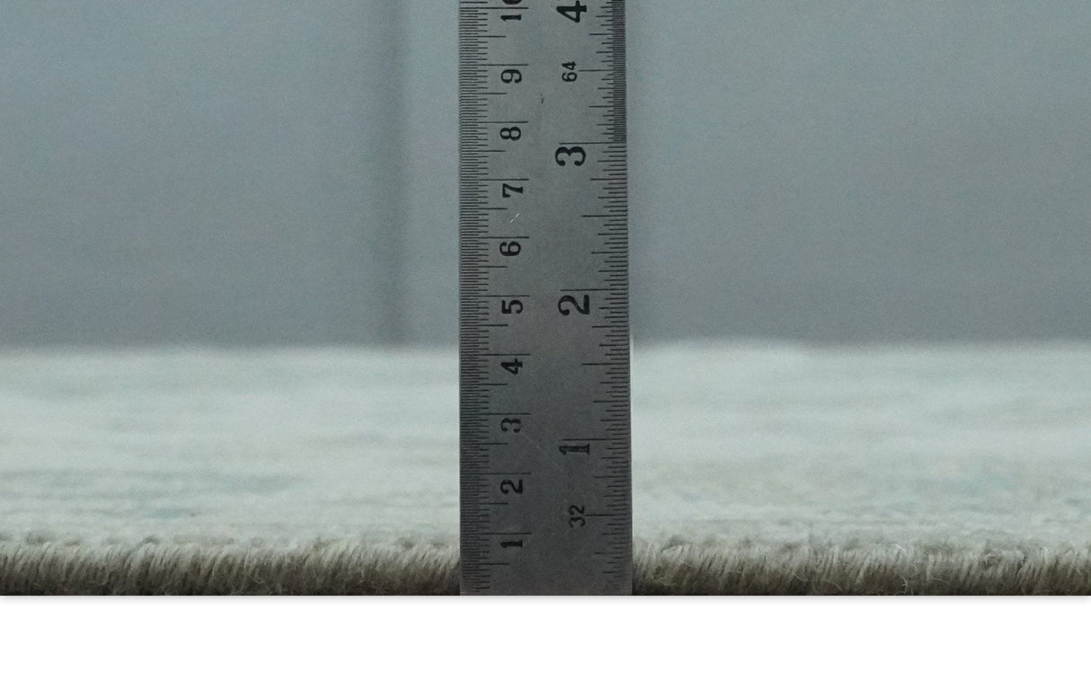 Custom Made Antique Style Neutral Ivory and Camel Custom Made wool Area Rug