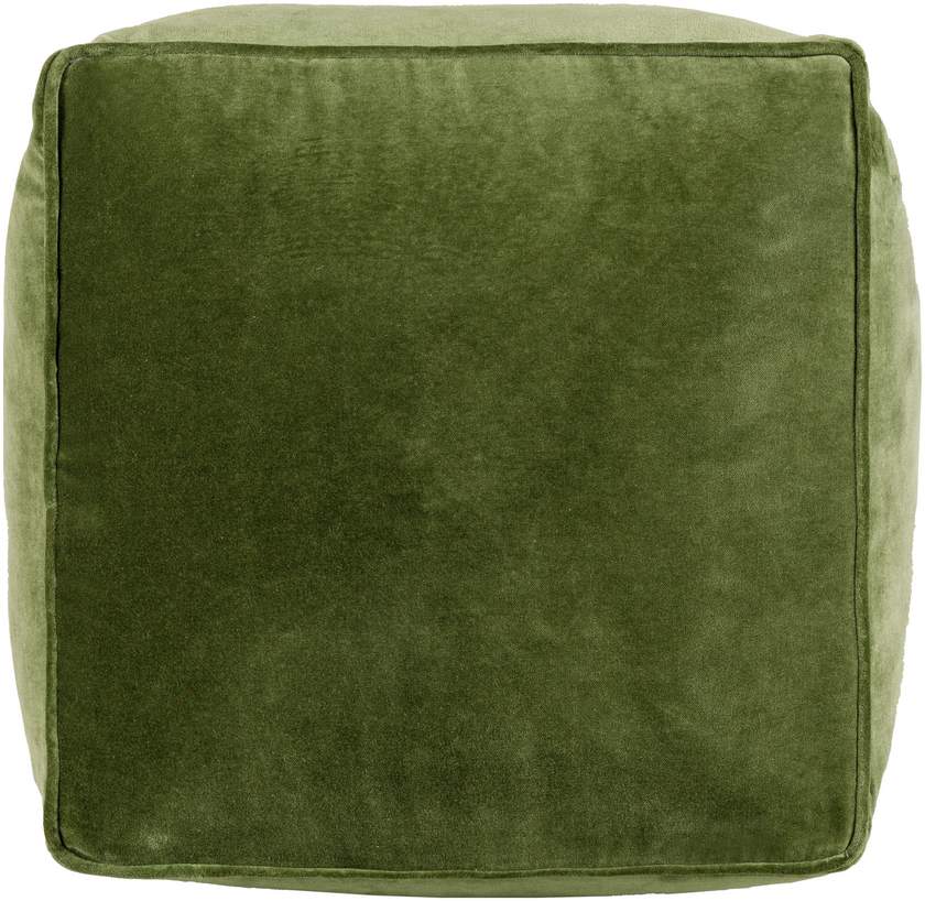 Tearia Dark Moss Pouf