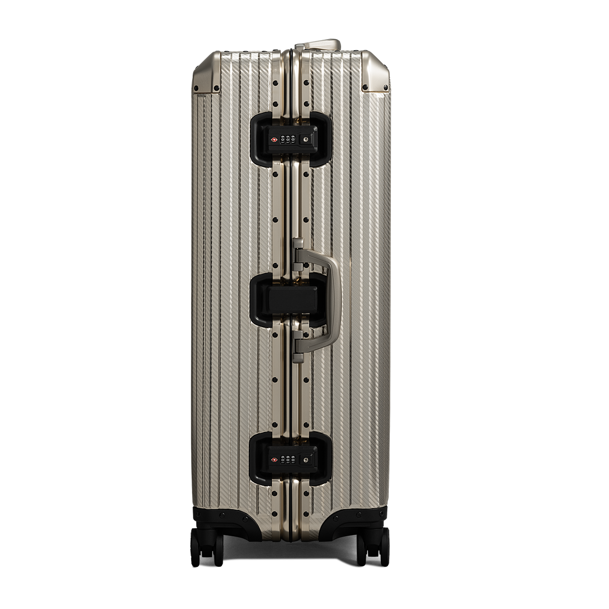 TREVA Aluminum Suitcase Champagne