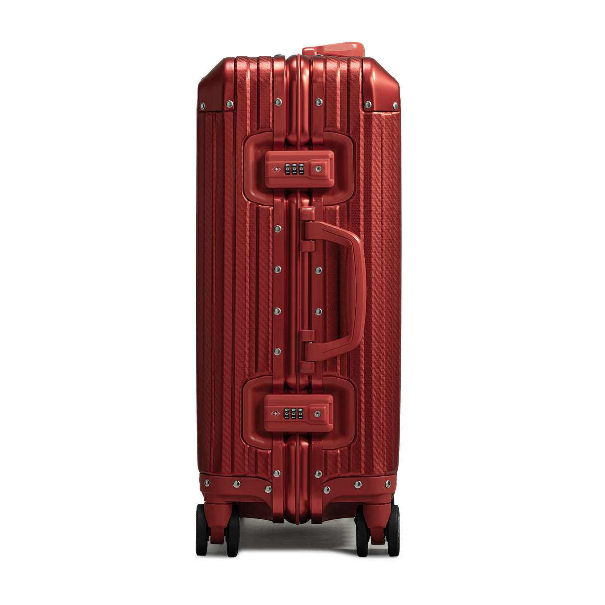 TREVA Aluminum Suitcase Red