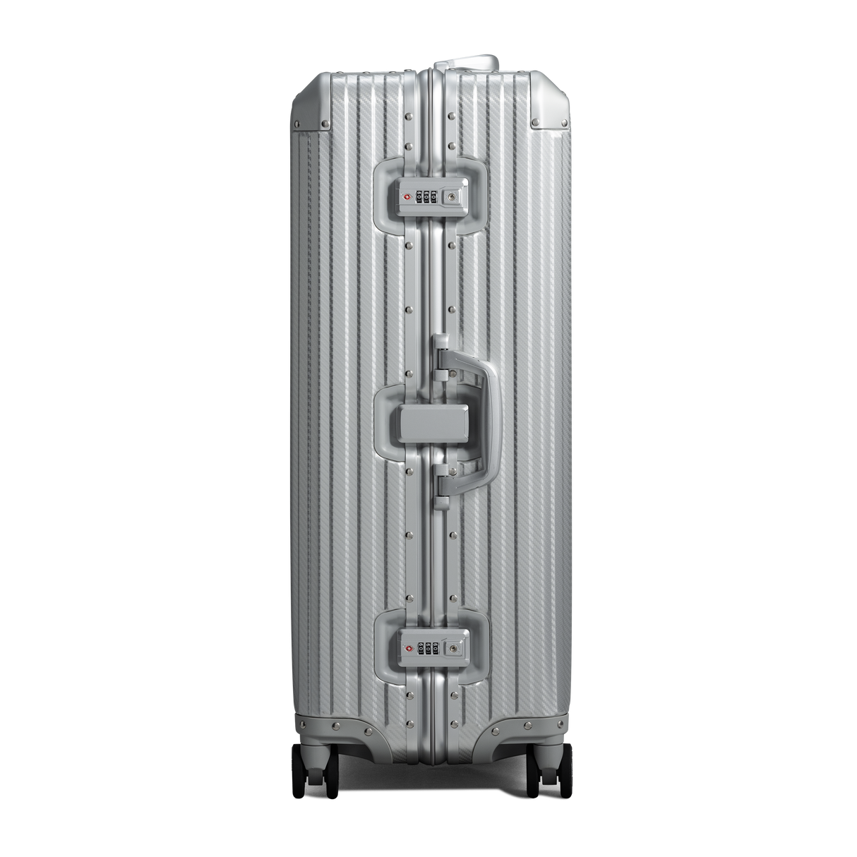 TREVA Aluminum Suitcase Silver