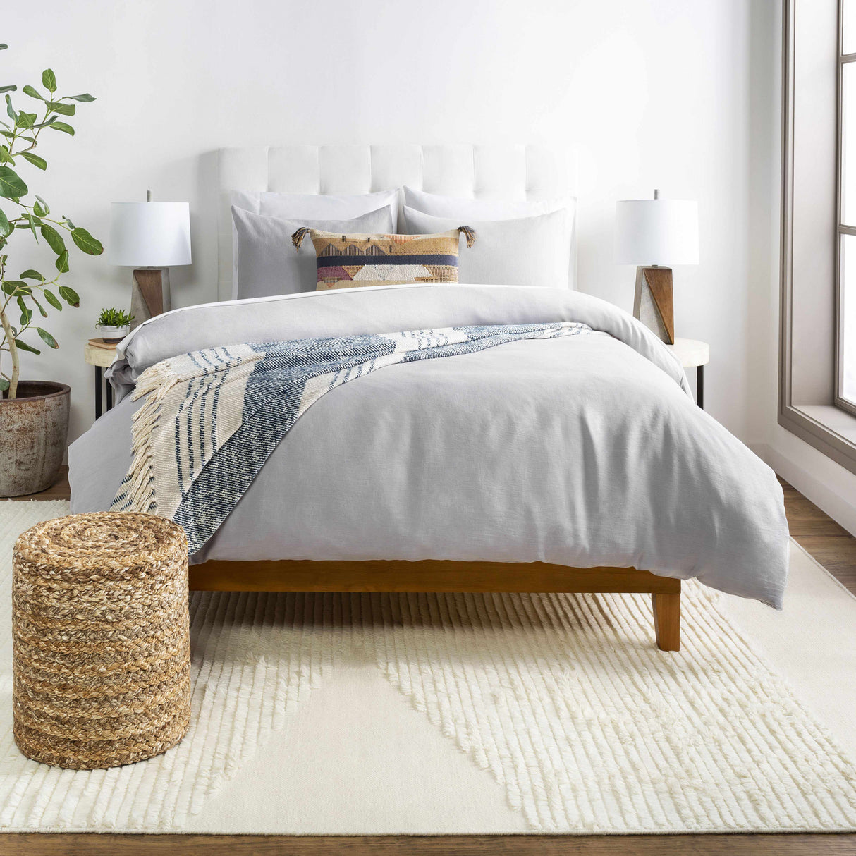 Hvar Light Gray Bedding