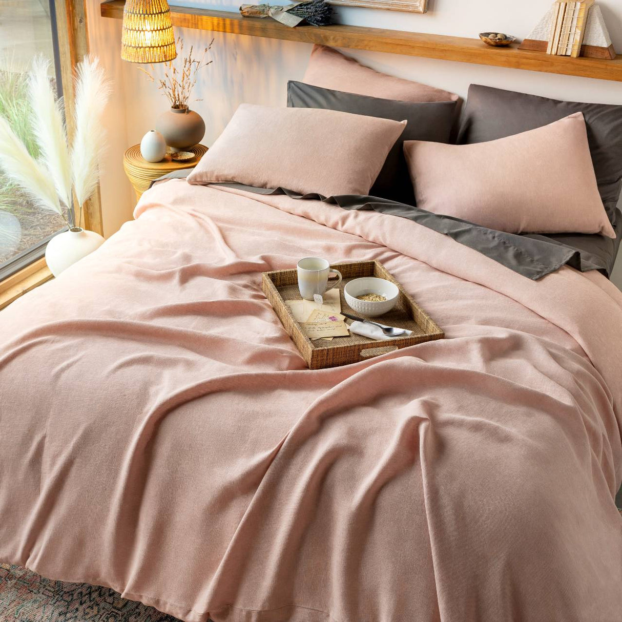 Hvar Dusty Pink Bedding