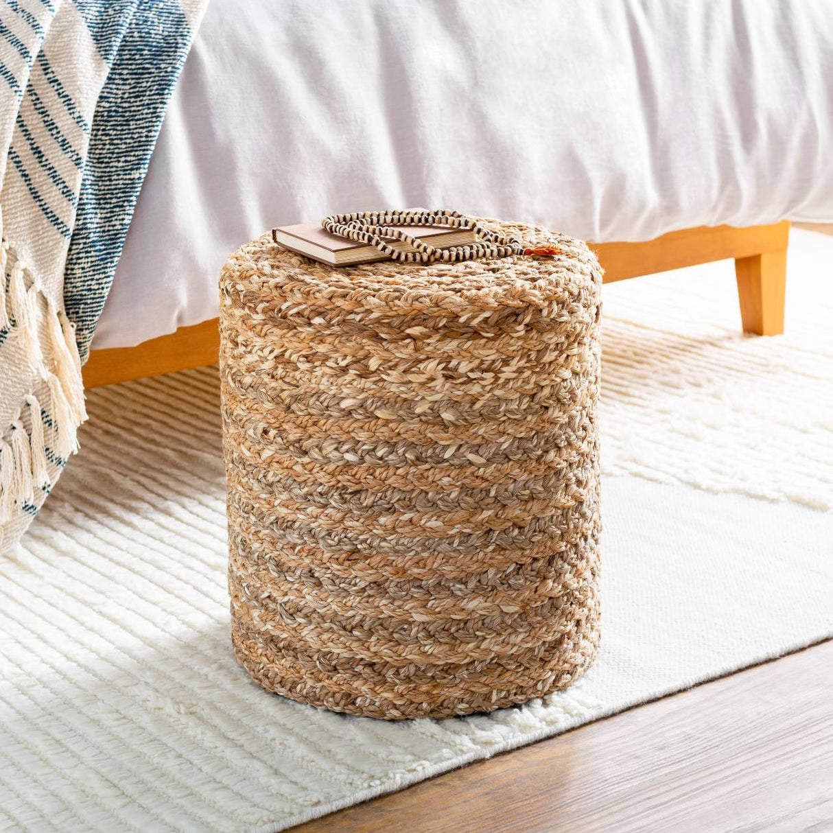 Pottenstein Khaki Pouf