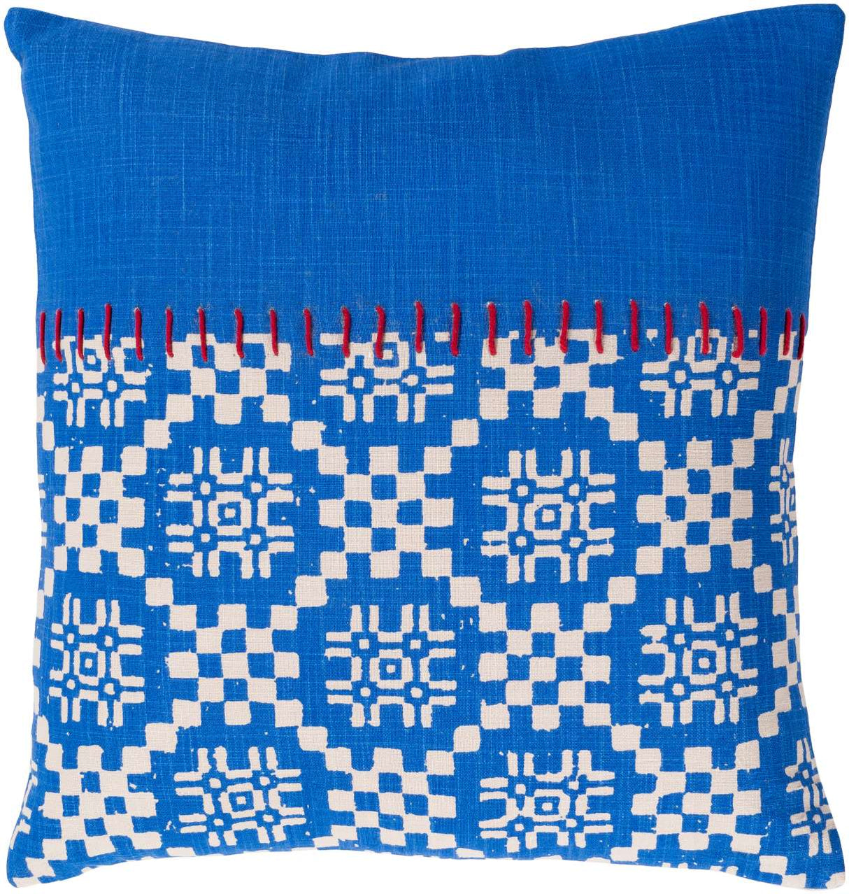 Ronse Bright Blue Pillow Cover