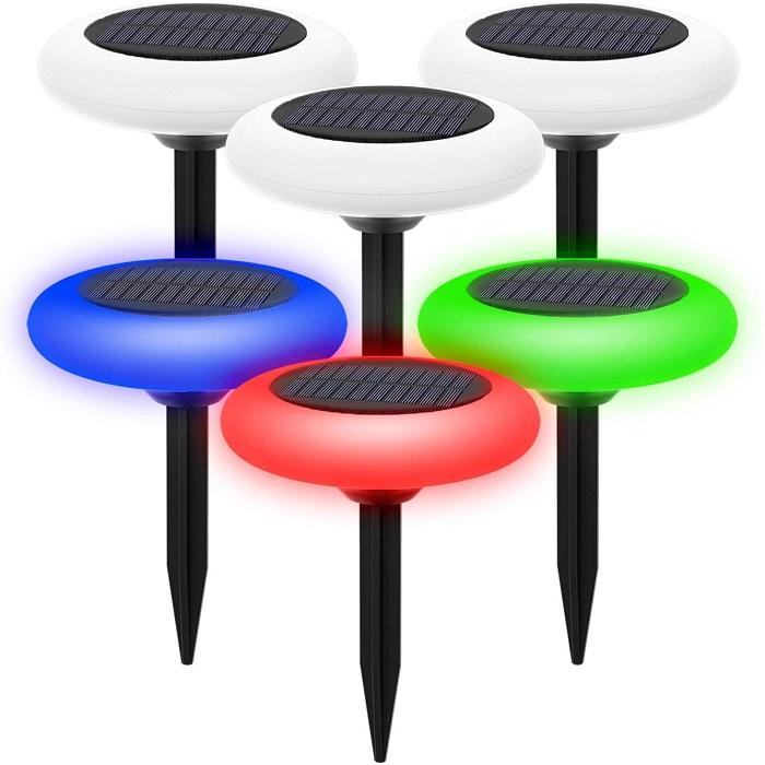 Multicolor RGB Garden Solar Lights | Dusk to Dawn | Super Bright
