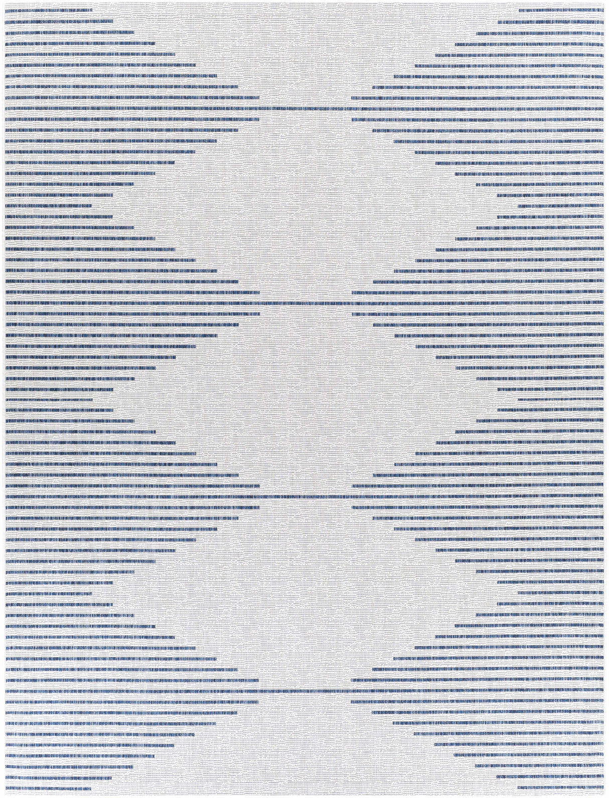Stephan Blue & Cream Outdoor Rug