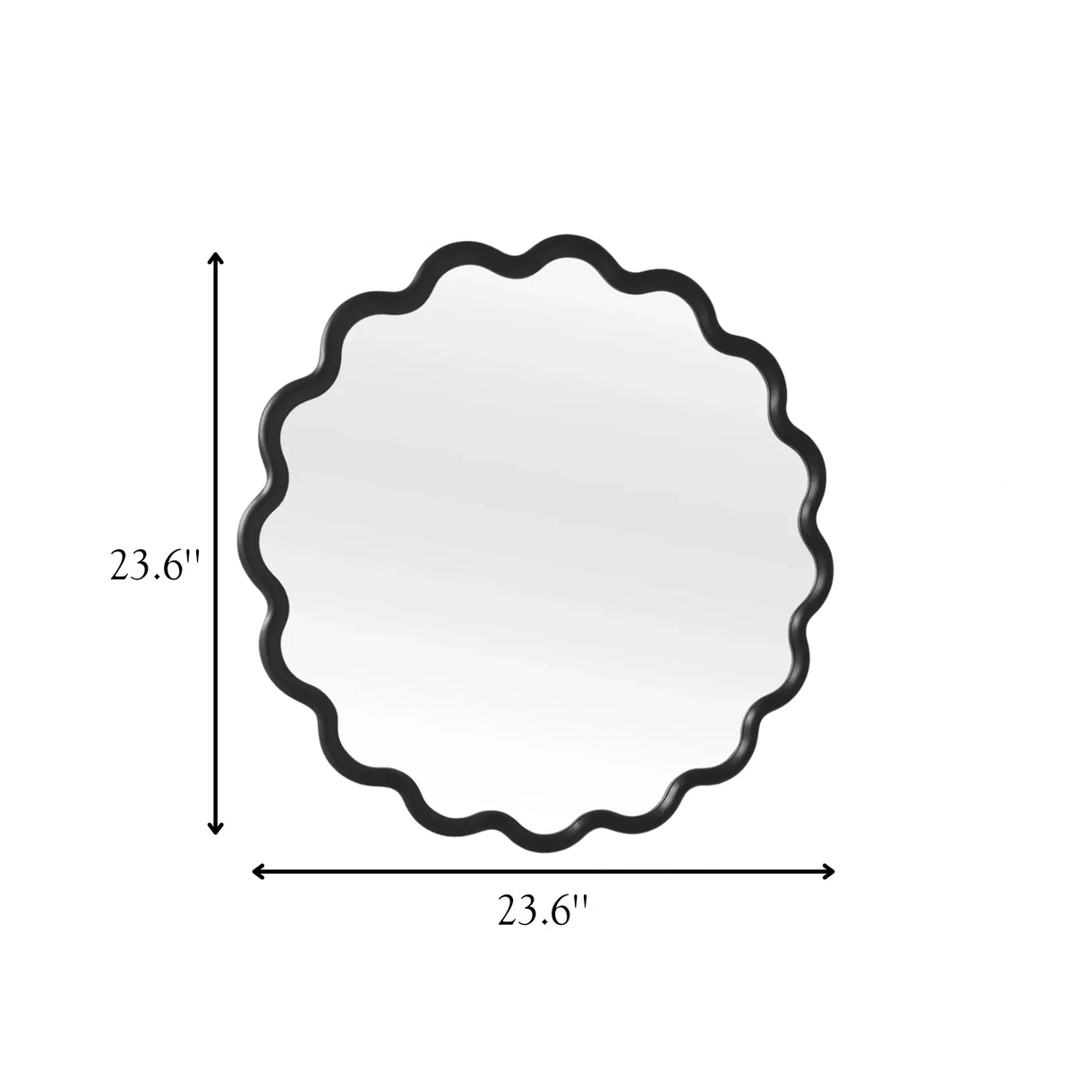 Round Wave Mirror