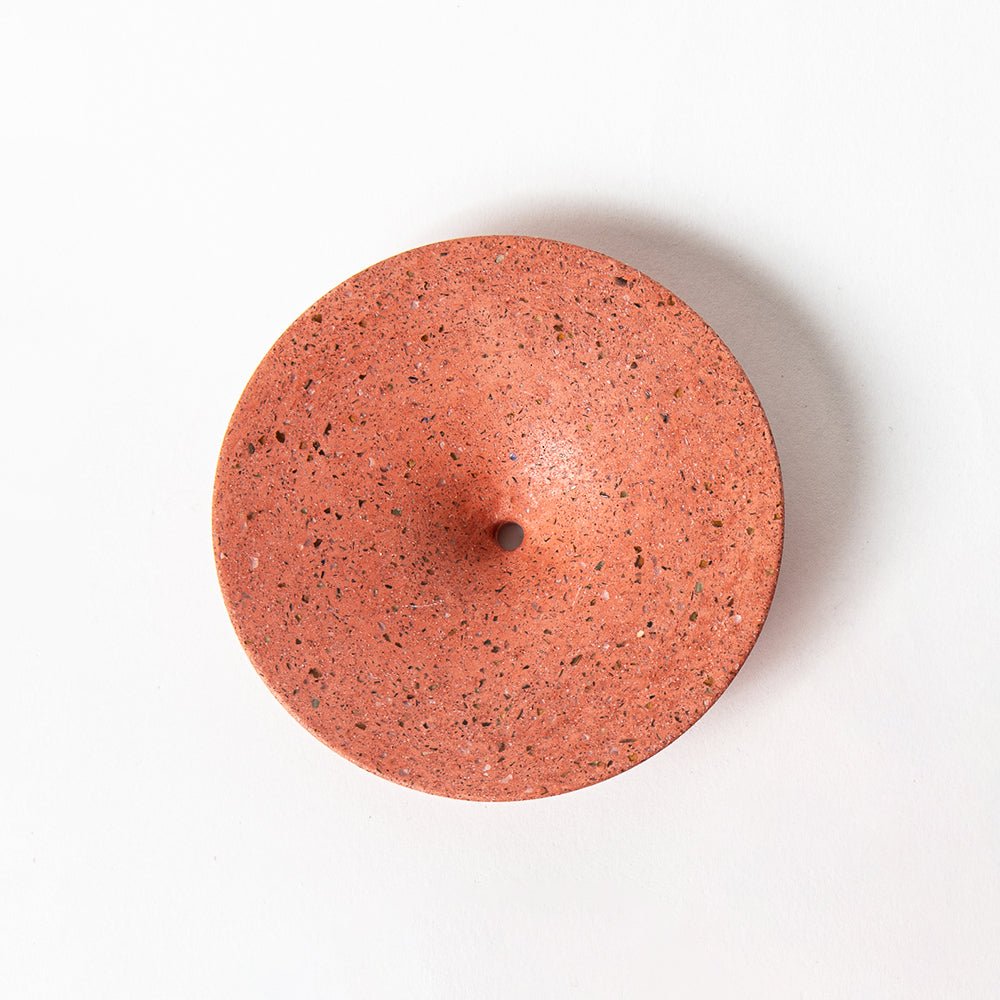 Dimple Wall Hook, Medium | Coral Terrazzo