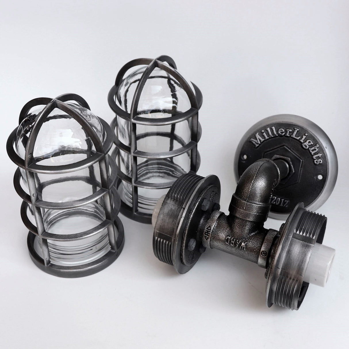 Rustic Industrial Bathroom Vanity Lighting - The Joker