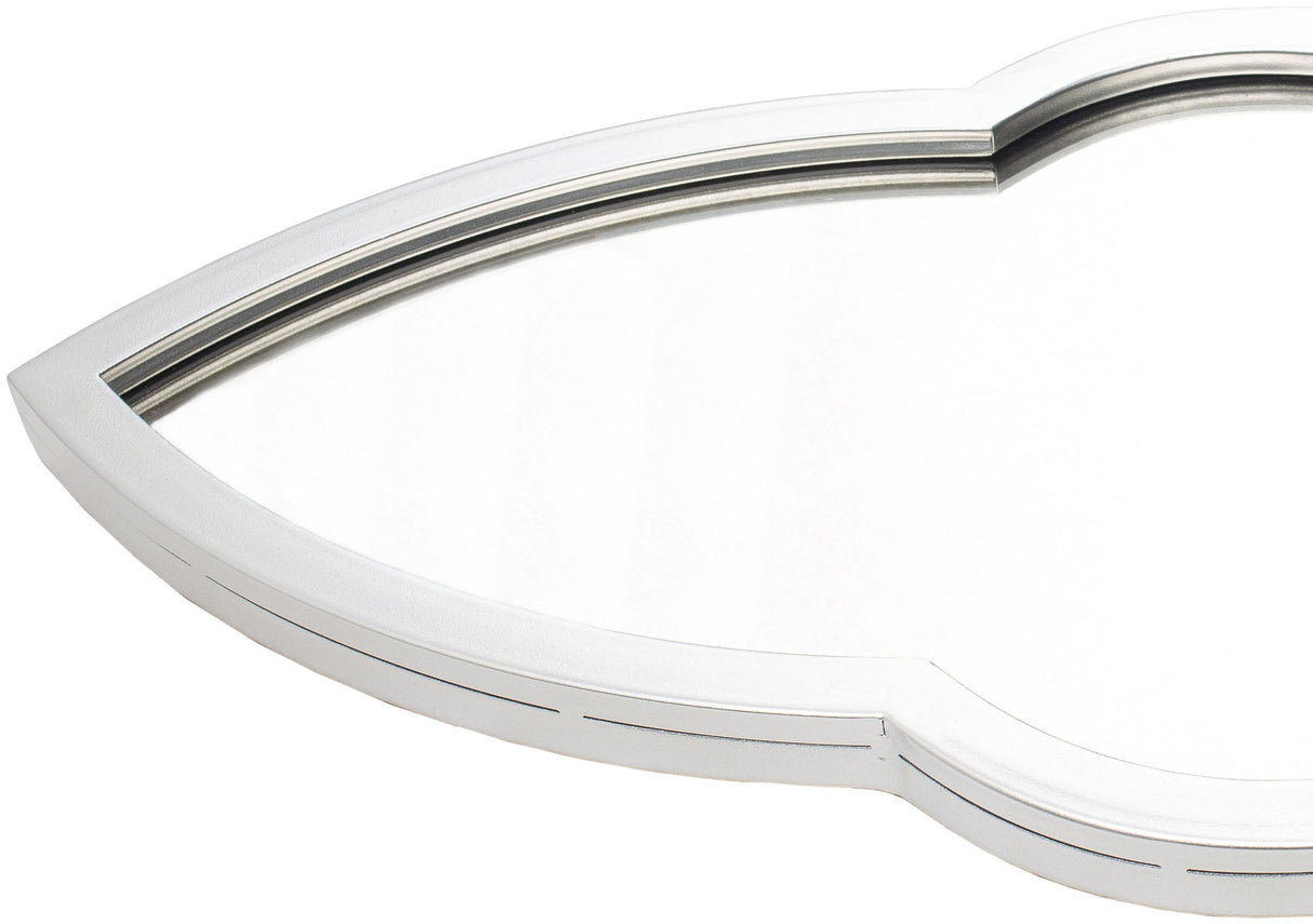 Pollham Traditional Gray Wall Mirror