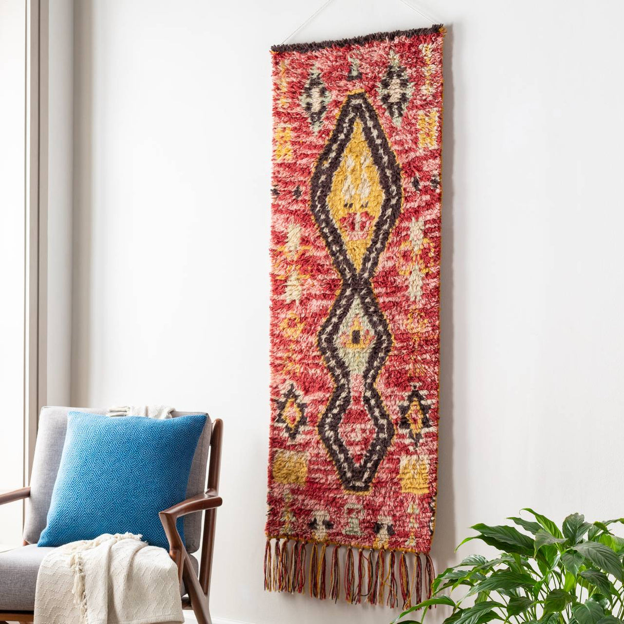 Horbich Dark Red Wall Hanging