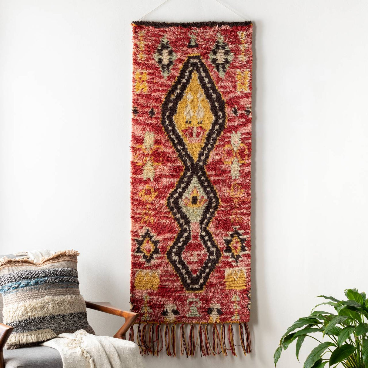 Horbich Dark Red Wall Hanging